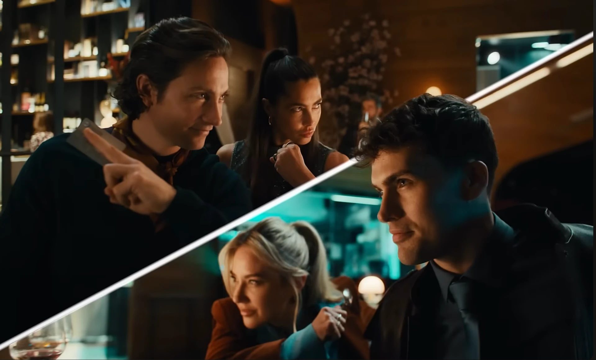 A scene from the Diners Club 'Kill the Bill' commercial filmed in Croatia
